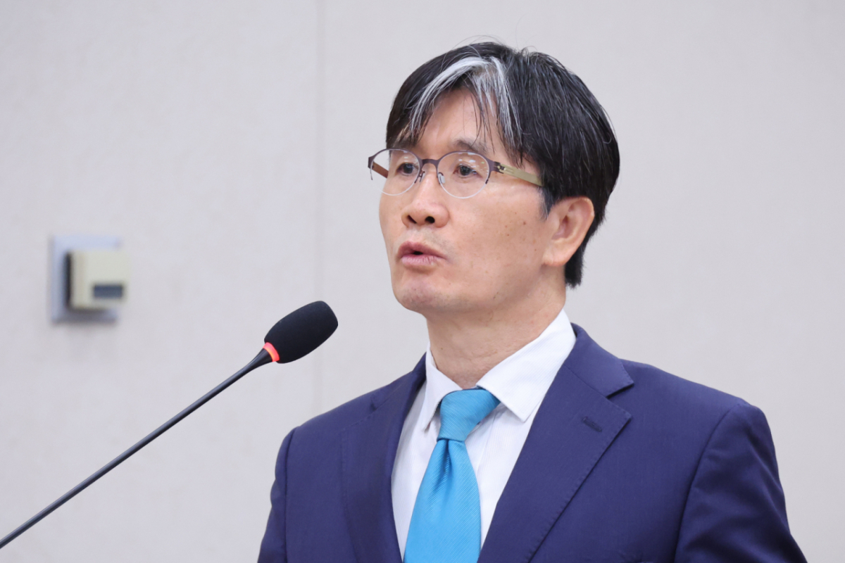 오동운 공수처장이 지난 21일 서울 여의도 국회에서 열린 법제사법위원회 전체회의에서 업무 보고를 하고 있다. /사진=뉴스1