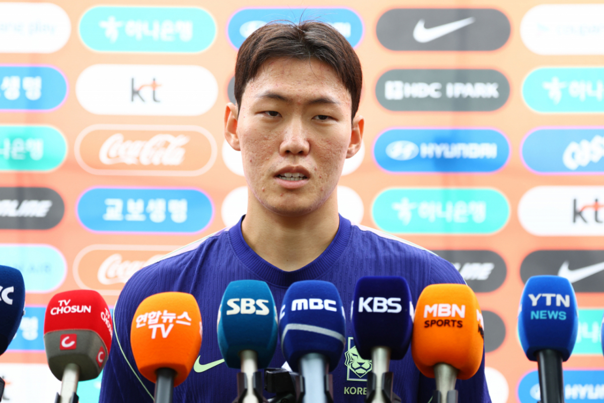 2026 아이치·나고야 아시안게임에서 남자축구 4연패에 도전하는 이민성호의 강상윤(전북)이 한일전 승리를 다짐했다. 사진은 남자 U-23 축구 국가대표팀 강상윤. /사진=뉴시스