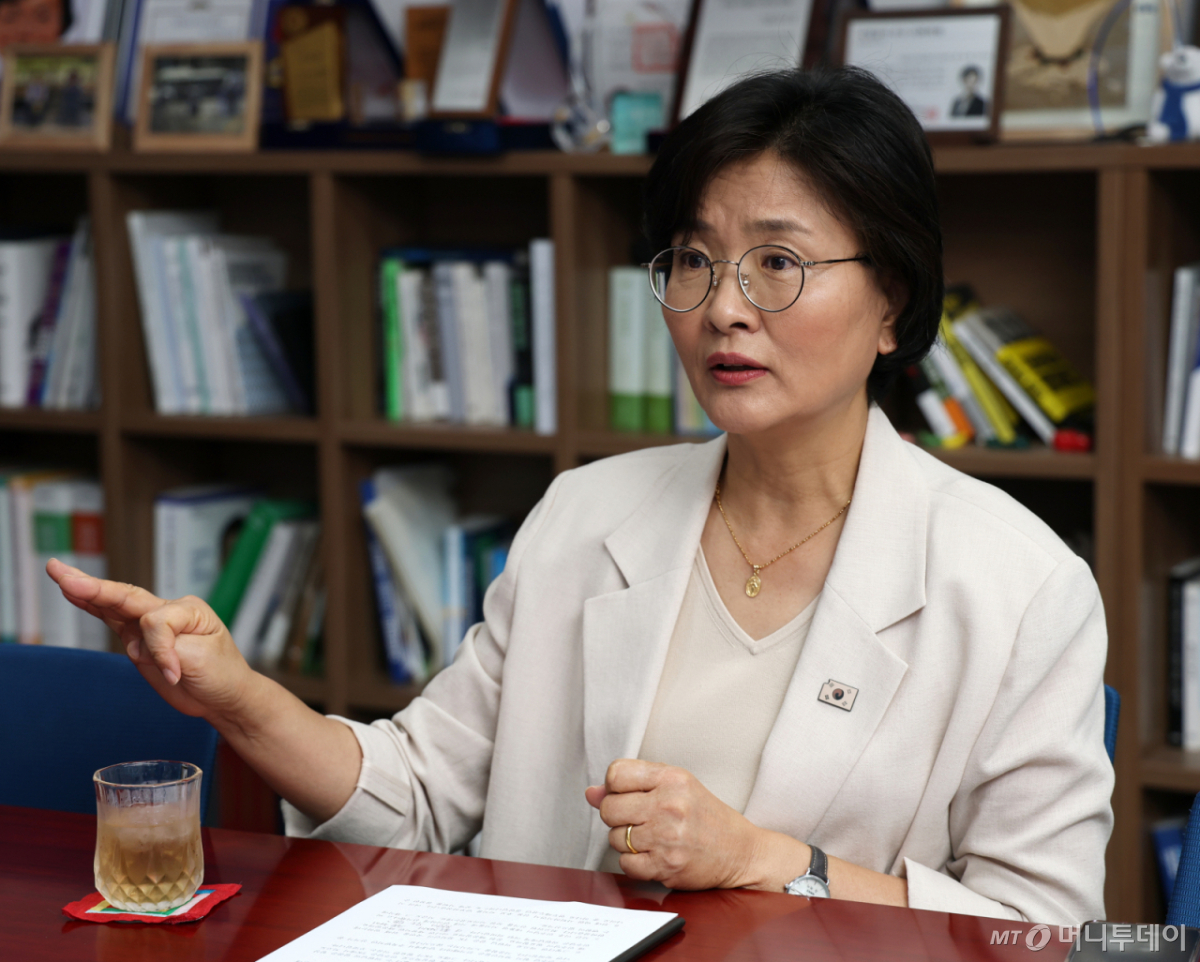 임미애 더불어민주당 의원 인터뷰 /사진=이기범 기자 leekb@