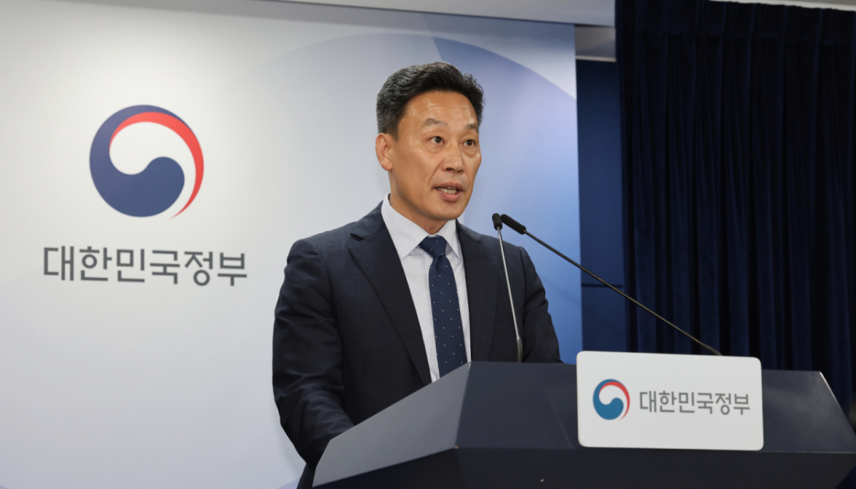 임정규 과학기술정보통신부 정보보호네트워크정책관이 3일 서울 종로구 정부서울청사에서 티빙(TVING) 침해사고 조사결과를 발표하고 있다. 기술자산 소코드가 포함된 티빙 개발 프로젝트 361건이 유출된 것으로 파악됐다./사진=뉴스1