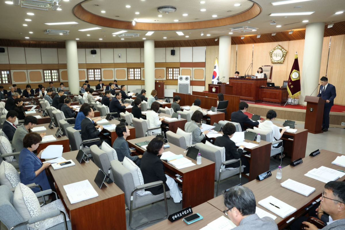 고양특례시의회 제307회 임시회 전경. /사진제공=고양시의회