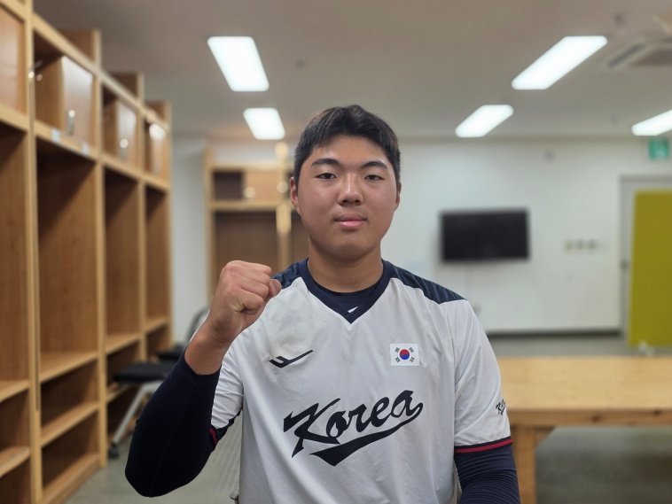 인창고 윤예성이 최근 울산 문수야구장에서 열린 한국 U-18 야구 국가대표 훈련을 마치고 스타뉴스와 인터뷰에 응했다. /사진=김동윤 기자