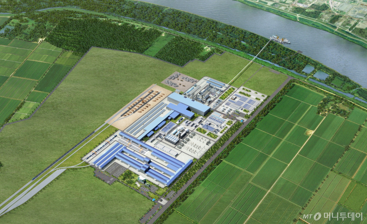 미국 루이지애나주 도널드슨빌 '현대제철-포스코 루이지애나 제철소(HYUNDAI-POSCO Louisiana Steel·HPLS)'의 청사진