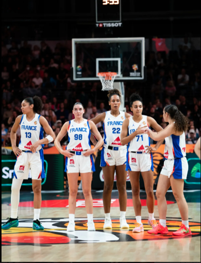 프랑스 여자농구 대표팀. /사진=FIBA
