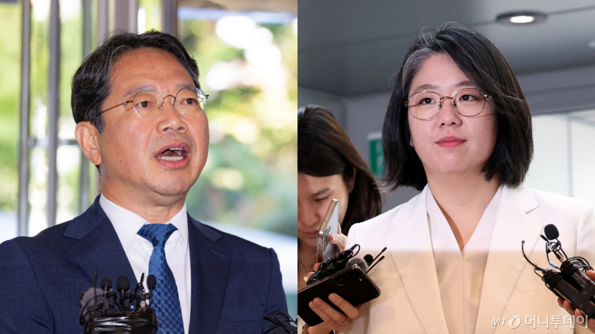 김승원 법무부 장관 후보자(왼쪽)와 용혜인 성평등가족부 장관 후보자(오른쪽)/사진=뉴시스