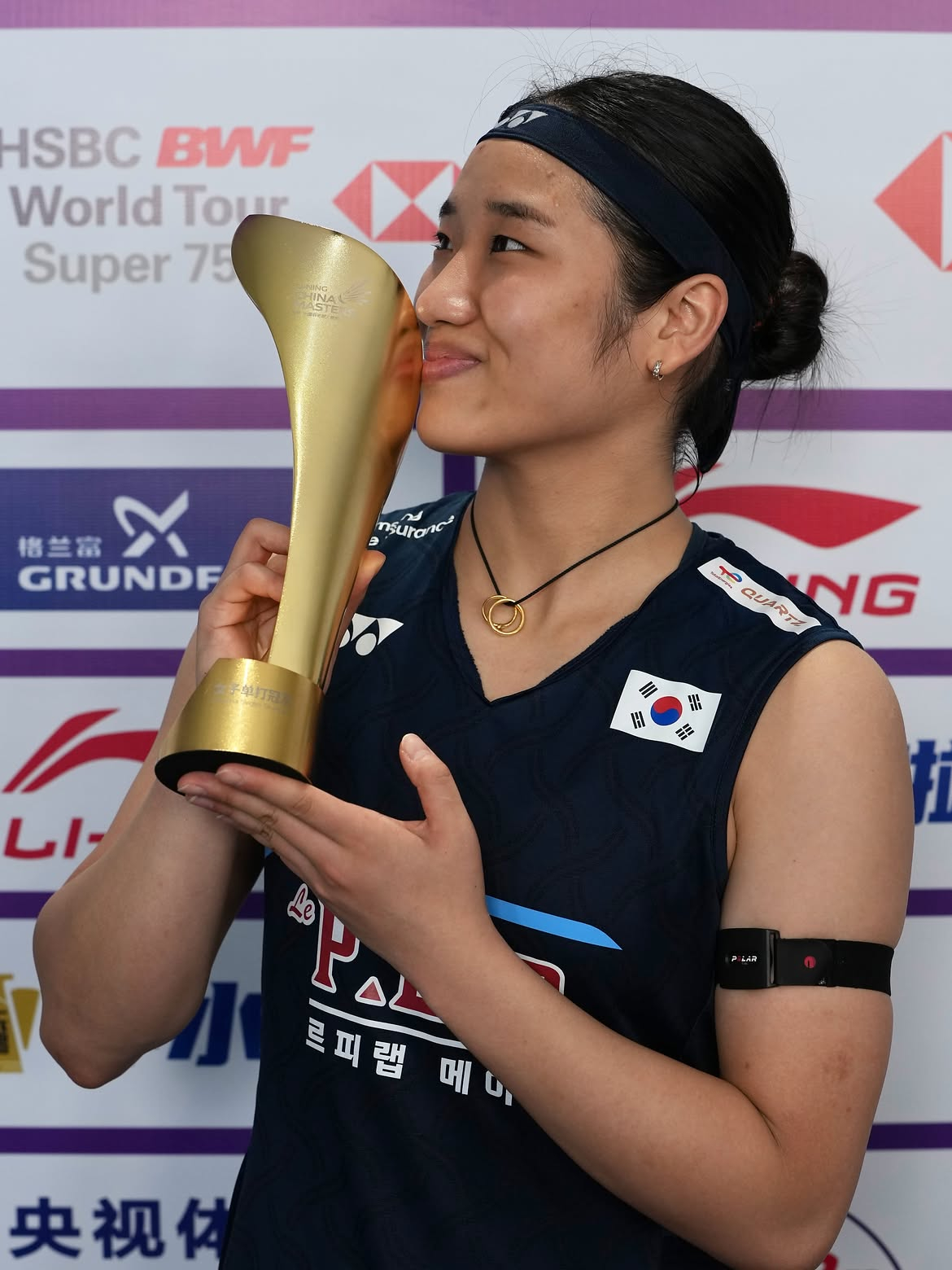 '배드민턴 여제' 안세영(24·삼성생명)이 2026 세계배드민턴연맹(BWF) 월드 투어 중국 마스터스(슈퍼 750)를 제패하며 2개 대회 연속 '퍼펙트 우승'을 달성했다./사진=세계배드민턴연맹(BWF) 공식 인스타그램
