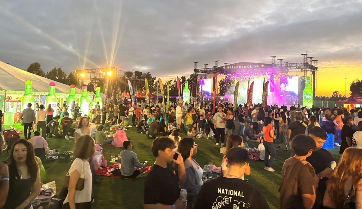 Photo from the Jinro Chimaek festival recently held in California, U.S./Photo provided by HiteJinro