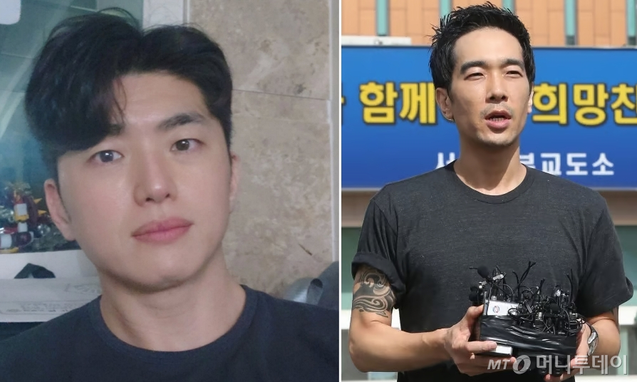 소재원 작가(왼쪽)가 성범죄 혐의로 복역 후 출소한 뒤 연예계를 떠났음에도 SNS(소셜미디어)를 통해 여러 연예인을 향한 저격 글을 작성 중인 고영욱(오른쪽)에 일침을 가했다. /사진=소재원 인스타그램, 머니투데이 DB