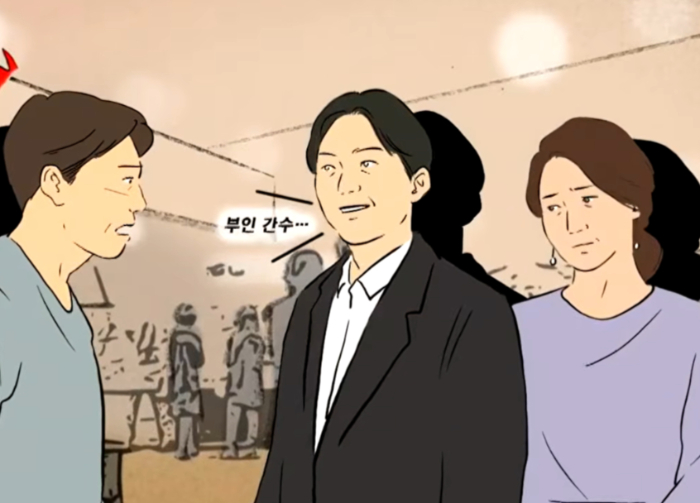 결국 A씨는 딸의 양육권을 갖는 조건으로 아내와 협의이혼하고, B씨를 상대로 상간 소송을 제기했다. 이 과정에서 B씨는 A씨와 아내가 함께 있는 자리에서 "네가 아내 간수를 잘했으면 이런 일도 없었잖아"라는 말까지 했다고 한다. A씨는 아내가 이를 듣고도 아무 말 하지 않아 비참한 기분이 들었다고 전했다. /사진=JTBC '사건반장'