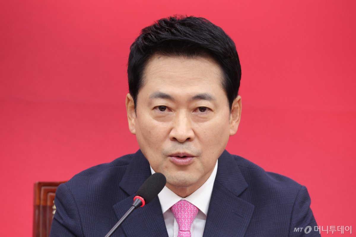 (서울=뉴스1) 신웅수 기자 = 장동혁 국민의힘 대표가 7일 서울 여의도 국회에서 열린 최고위원회의에서 발언하고 있다. 2026.9.7/뉴스1 Copyright © 뉴스1. All rights reserved. 무단 전재 및 재배포, AI학습 이용 금지. /사진=(서울=뉴스1) 신웅수 기자