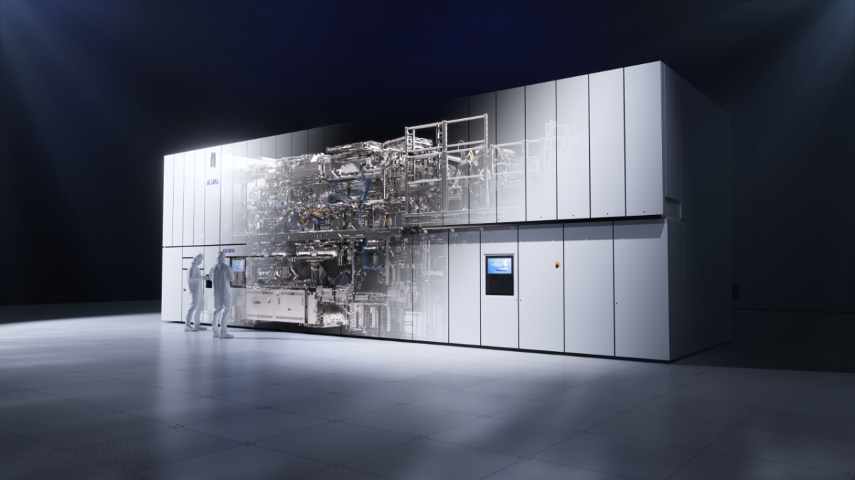 High NA EUV(고개구율 극자외선) 장비 모습/사진제공=ASML