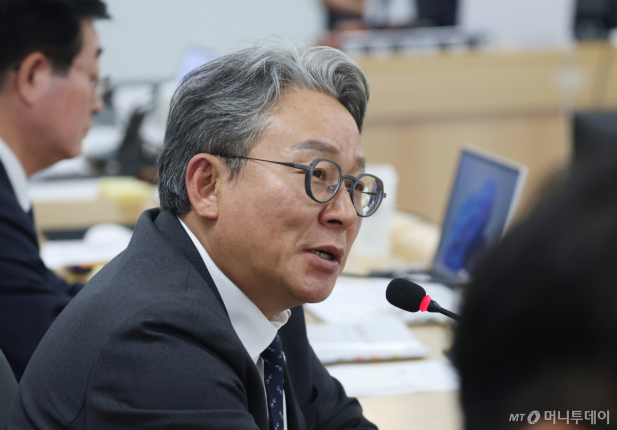 손명수 더불어민주당 의원이 지난 10월 20일 경기 수원시 영통구 경기도청에서 열린 국회 국토교통위원회의 경기도에 대한 국정감사에서 질의를 하고 있다. /사진=뉴스1