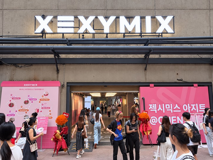 젝시믹스 청두 팝업 매장./사진제공=젝시믹스