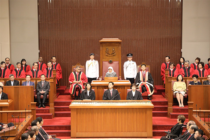 의회 개회식이 열린 싱가포르 국회의사당 풍경 /사진=싱가포르 의회 홈페이지