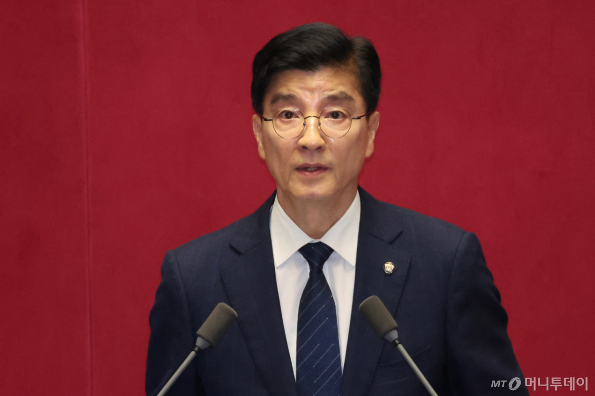 (서울=뉴스1) 황기선 기자 = 이해식 더불어민주당 의원이 9일 오후 서울 여의도 국회에서 열린 제439회국회(정기회) 제5차 본회의에서 대정부질문(정치)을 하고 있다. 2026.9.9/뉴스1 Copyright © 뉴스1. All rights reserved. 무단 전재 및 재배포, AI학습 이용 금지. /사진=(서울=뉴스1) 황기선 기자