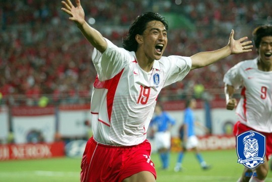 2002 한일월드컵 16강전 안정환의 이탈리아전 골든골. /사진=대한축구협회