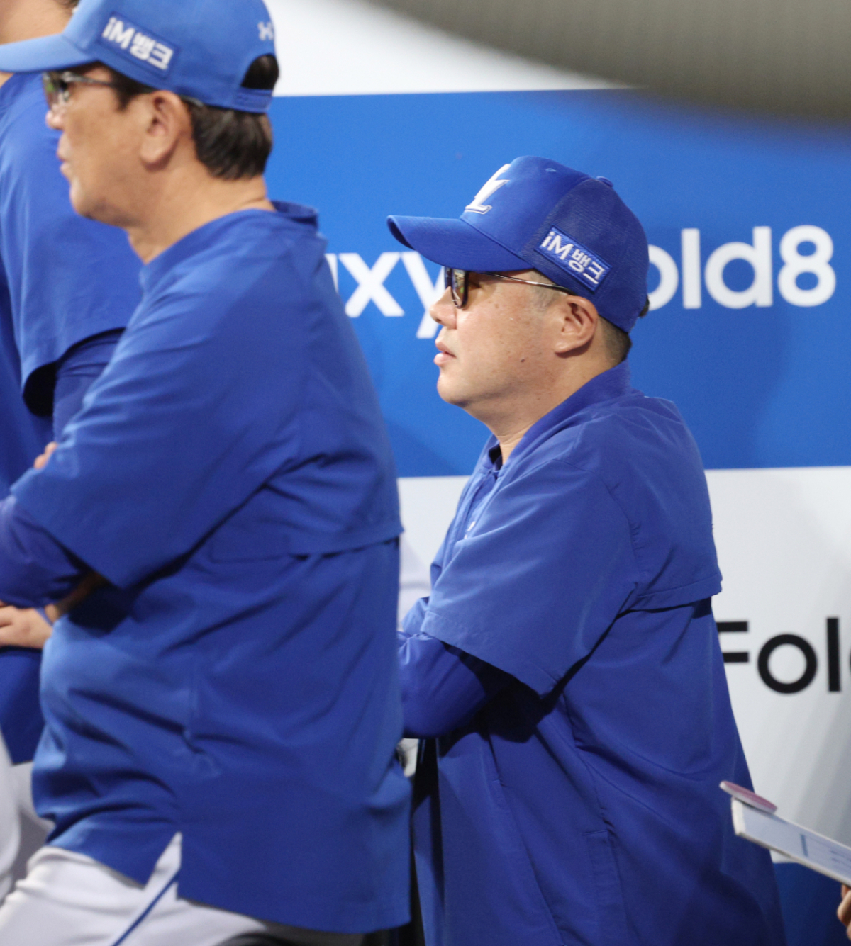 2026 신한 SOL KBO리그 삼성 라이온즈 대 SSG 랜더스 경기가 20일 대구 삼성라이온즈파크에서 열렸다. 삼성 박진만 감독이 경기를 지켜보고 있다. /사진=김진경 kim.jinkyung@