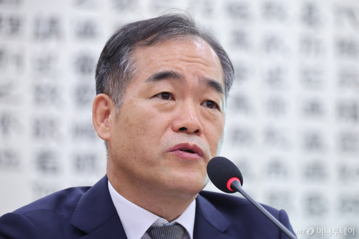 (서울=뉴스1) 신웅수 기자 = 김종철 경찰청장 직무대행이 9일 서울 여의도 국회에서 열린 법제사법위원회 전체회의에서 의원 질의에 답변하고 있다. 2026.9.9/뉴스1 Copyright © 뉴스1. All rights reserved. 무단 전재 및 재배포, AI학습 이용 금지. /사진=(서울=뉴스1) 신웅수 기자