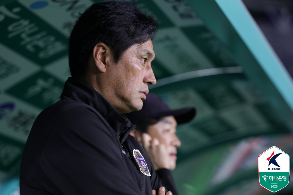 유병훈 FC안양 감독. /사진=한국프로축구연맹 제공