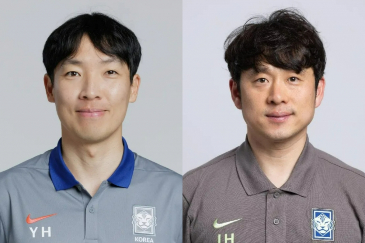 로베르토 모레노 감독이 이끄는 한국 축구대표팀에 조용형 코치와 이재홍 피지컬코치 등 한국인 코칭스태프 2명이 합류한다. 사진은 조용형 코치와 이재홍 코치. /사진=대한축구협회 홈페이지