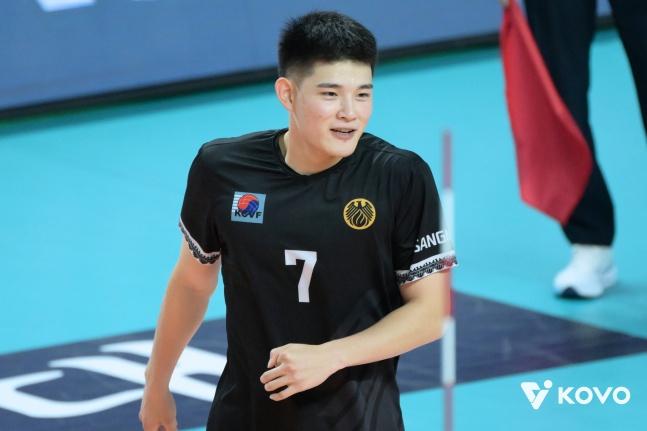 상무 시절 홍상혁. /사진=한국배구연맹 제공