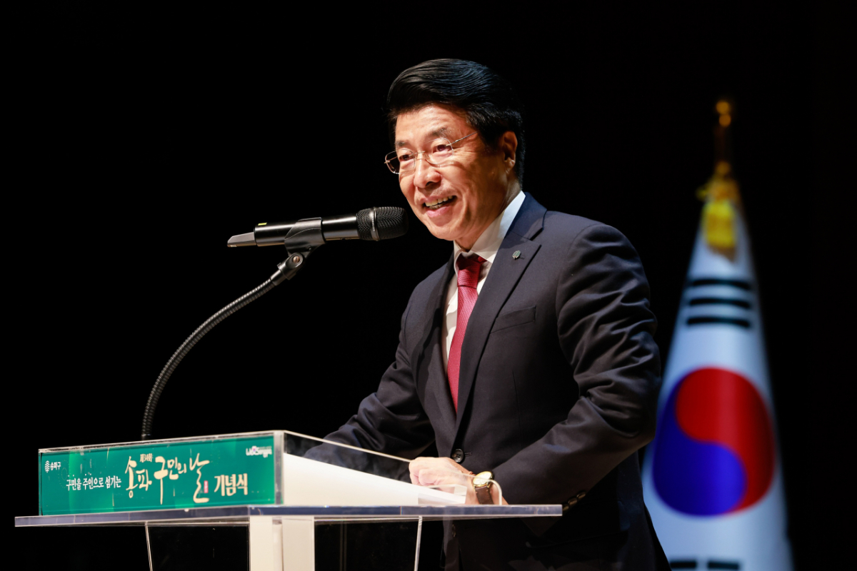 서강석 서울 송파구청장. /사진제공=서울 송파구청