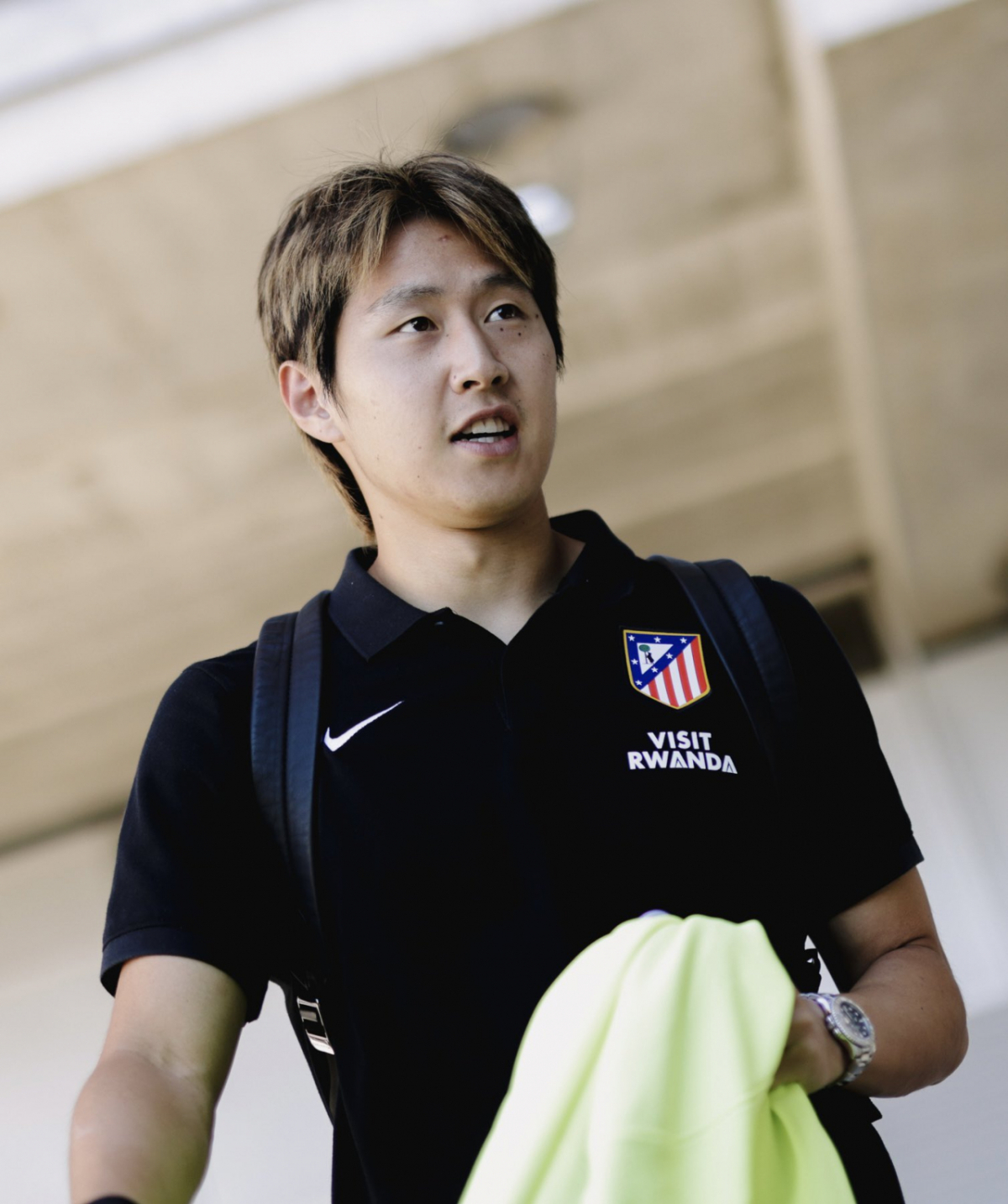 레알 소시에다드와 경기 전 이강인. /사진=아틀레티코 마드리드 공식 사회관계망서비스(SNS)