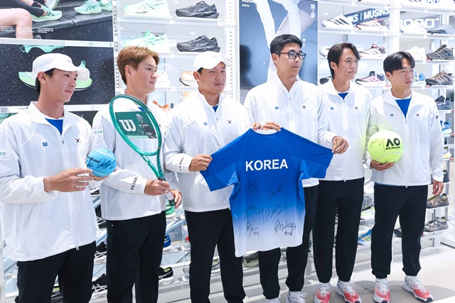 한구 남자 테니스 대표팀. /사진=대한테니스협회 제공