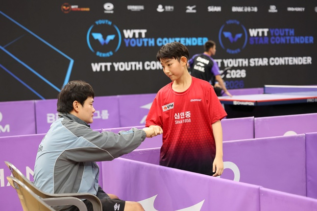WTT 유스 컨텐더 강릉 2026 풍경. /사진=대한탁구협회 제공