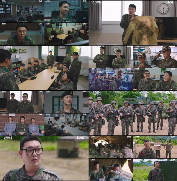 ENA 월화드라마 '신병4 : 사보타주'./사진=ENA 월화드라마 '신병4 : 사보타주' 8회 영상 캡처