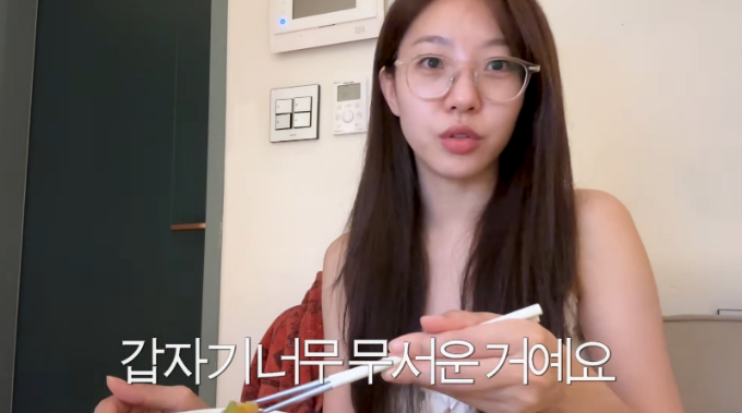 티빙 연애 예능 프로그램 '환승연애3'로 주목 받은 그룹 베스티 출신 다혜(본명 송다혜)가 전화 스토킹 피해를 고백했다. /사진=유튜브 채널 '다혜가다했다DAHYE' 영상