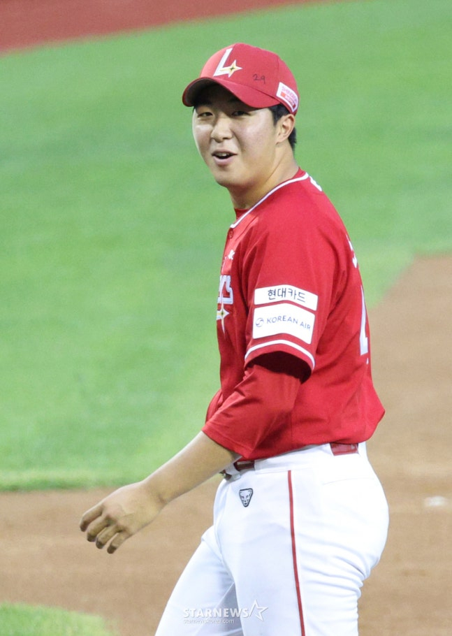 SSG 김민준. /사진=스타뉴스