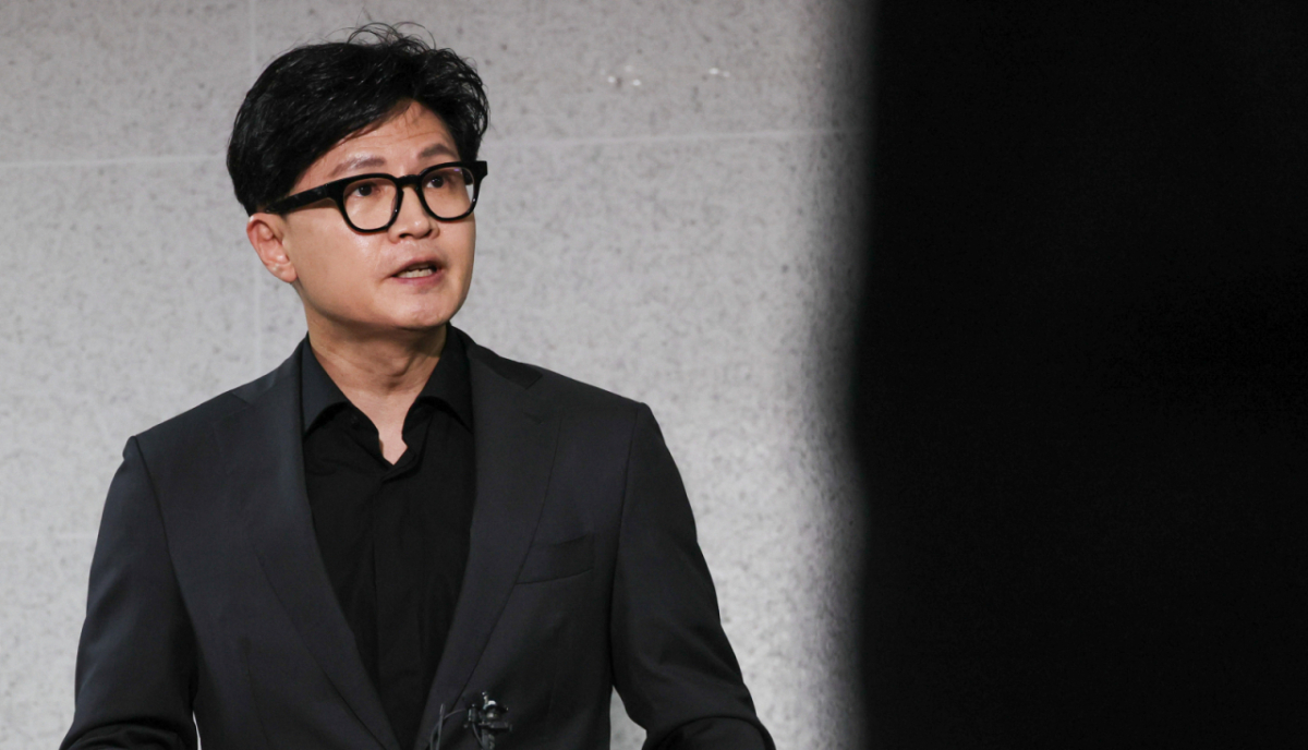 한동훈 무소속 의원이 15일 여의도 국회 의원회관에서 김승원 법무부 장관 후보자를 비롯한 현안 관련 기자회견을 하고 있다./사진=뉴시스.