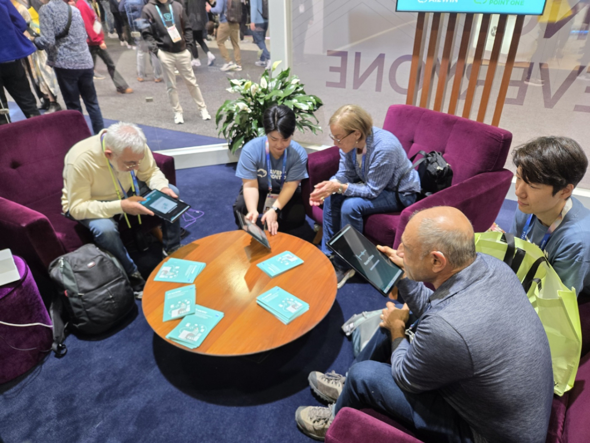 Scene from Seven Point One's booth at 'CES 2023,' held in Las Vegas, USA, in 2023. /Photo provided by Seven Point One