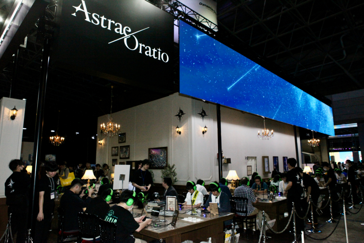 NC가 TGS 2026에 차린 '아스트라에 오라티오' 부스에 게임 업계 관계자들의 관심이 이어지고 있다. 2026.09.17./사진=이정현 기자