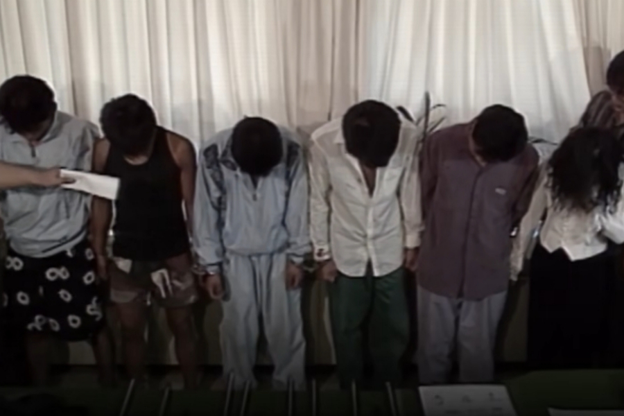 잔혹한 범죄를 저질렀음에도 지존파 일당에게 후회라곤 찾아볼 수 없었다. 재판 결과 지존파 일당 6명은 살인·강도·시체유기 등의 혐의로 사형을 선고받았다. 이들에 대한 사형은 1995년 11월 2일 집행됐다. /사진=KBS 2TV '스모킹건' 방송화면 캡처