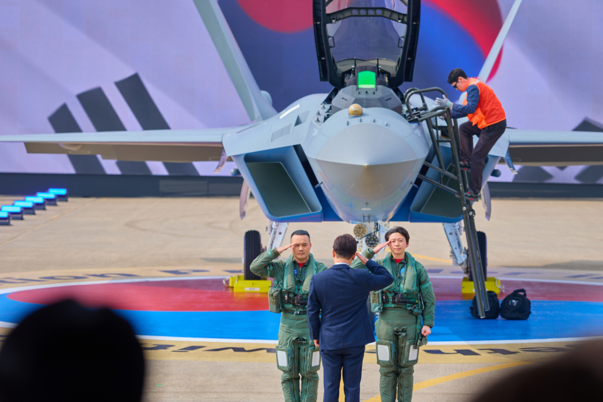 KF-21 출고식 /사진제공=KAI 