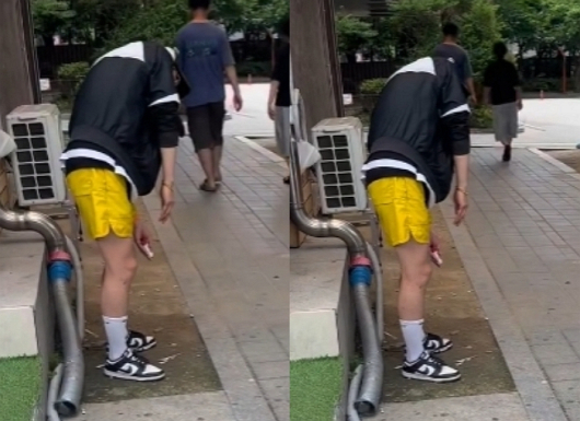 길거리에서 상체를 축 늘어뜨린 모습이 포착돼 '수원 마약 좀비'로 불렸던 30대 남성이 필로폰 투약 혐의로 검찰에 넘겨졌다. /사진=인스타그램 갈무리