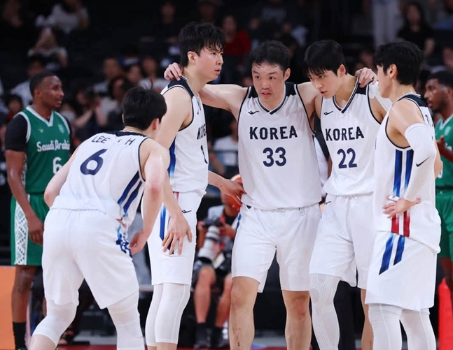 대한민국 남자농구 대표팀. /사진=2026 아시안게임 공식 SNS