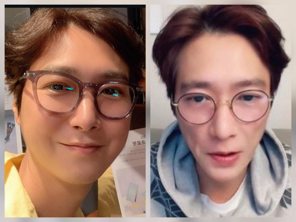 그룹 젝스키스 출신 고지용의 2020년(왼쪽)과 2023년(오른쪽) 모습. /사진=고지용 SNS