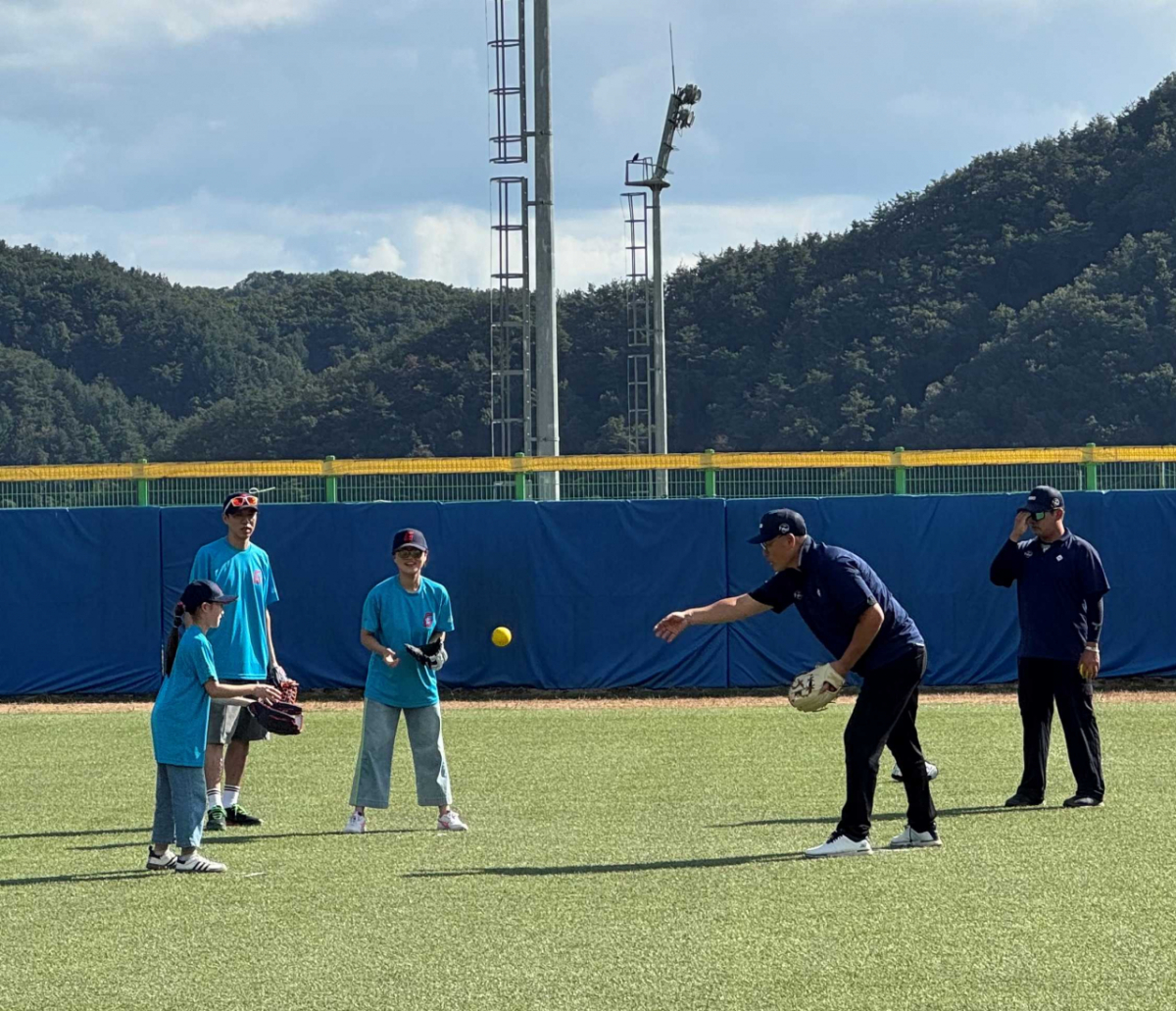 2026년 야구로 통하는 가을 티볼캠프 모습. /사진=KBO 제공