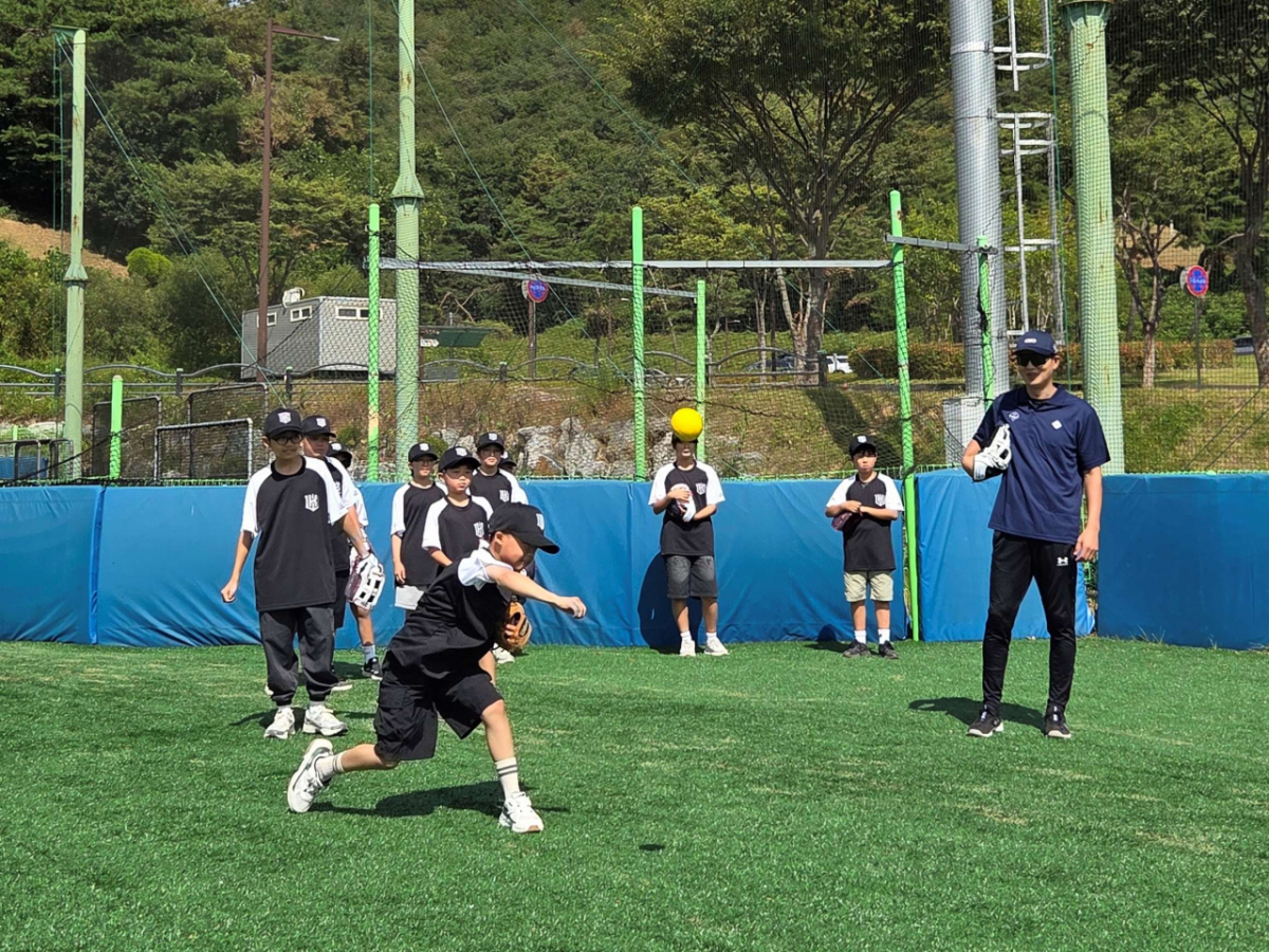 2026년 야구로 통하는 가을 티볼캠프 모습. /사진=KBO 제공