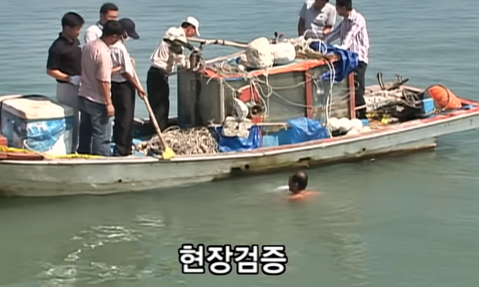 오종근이 자신의 범죄를 현장 검증하던 모습./사진=SBS '그것이 알고싶다'