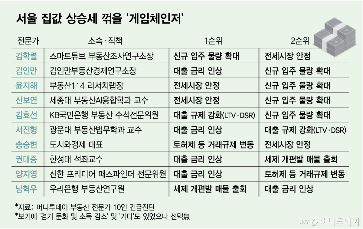 서울 집값 상승세 꺾을 '게임체인저'/그래픽=김다나
