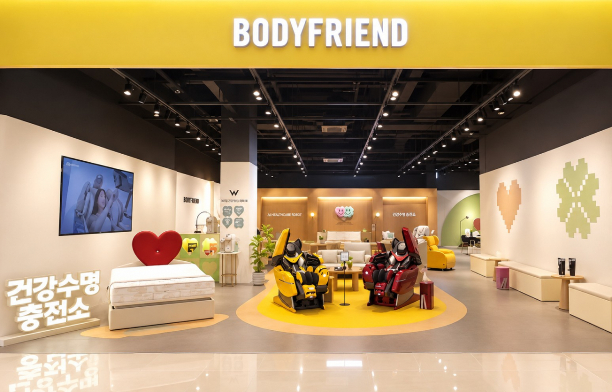 바디프랜드 용인 리빙파워센터 라운지 전경 /사진제공=바디프랜드