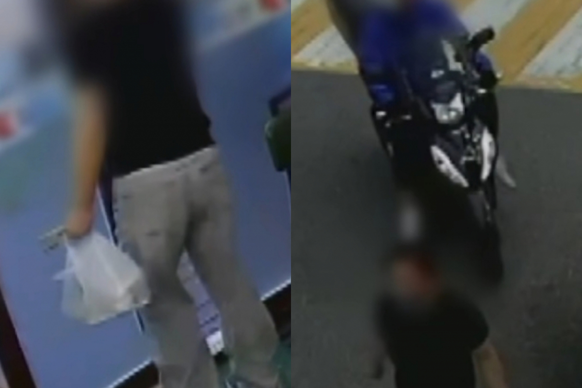 배달기사인 척 횟집에 들어가 4만5000원 상당의 포장 음식을 가져간 여성의 모습이 포착돼 황당함을 자아내고 있다. /사진=JTBC '사건반장' 캡처