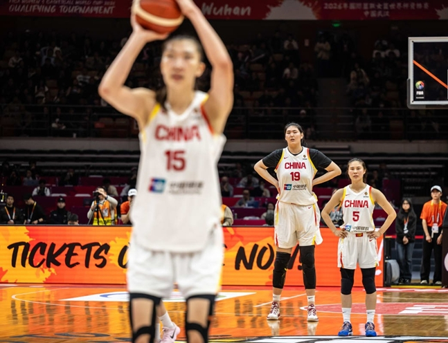 중국 여자 농구 대표팀. /사진=FIBA