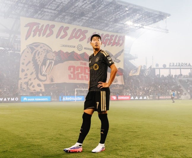 손흥민. /사진=LAFC 공식 SNS 갈무리