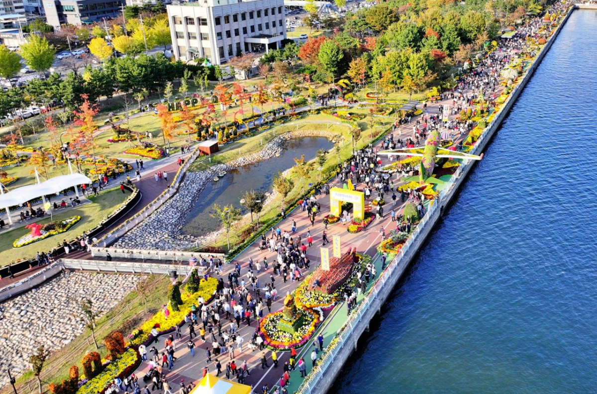 지난해 마산가고파국화축제 모습./사진제공=창원특례시