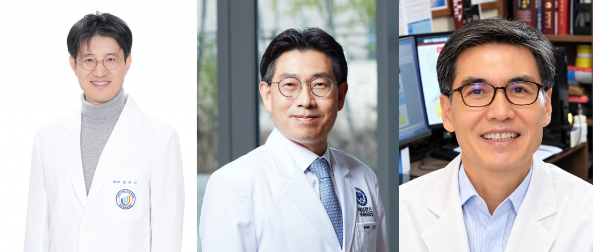 제24회 화이자의학상 수상자(왼쪽부터 장보근 교수, 김중선 교수, 김동욱 교수)/사진= 한국화이자